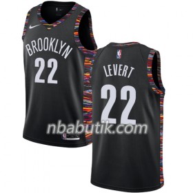 NBA Mænd Trøje Brooklyn Nets Caris LeVert 22 2018-19 Nike City Edition Sort Swingman
